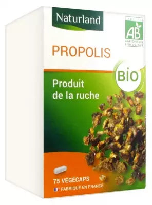 Naturland Organic Propolis 75 Vegecaps