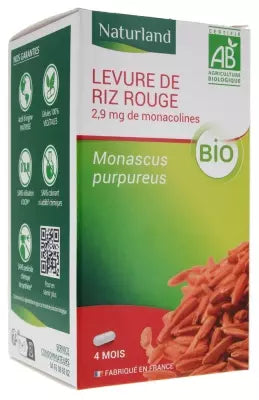 Naturland Red Rice Yeast Organic 120 Vegecaps