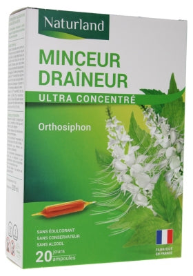 Naturland Slimming Drainer 20 Drinkable Phials Of 10Ml