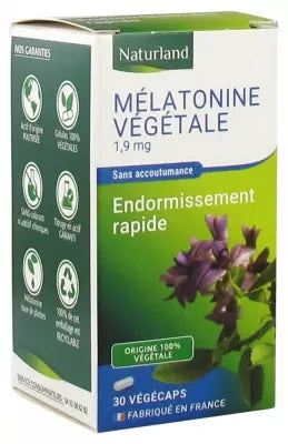 Naturland Vegetable Melatonin 30 Vegecaps