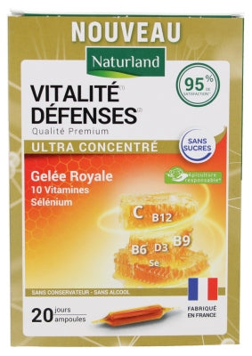 Naturland Vitalité Défenses 20 Ampoules