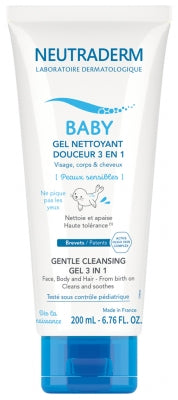 Neutraderm Baby Gentle Cleansing Gel 3In1 200Ml