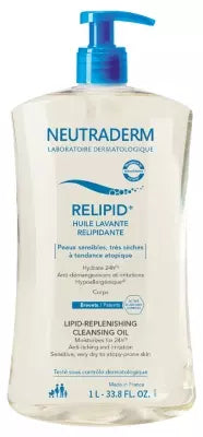 Neutraderm Relipid+ Lipid-Replenishing Cleansing Oil 1 L