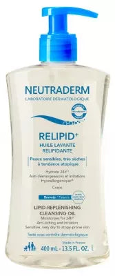 Neutraderm Relipid+ Lipid-Replenishing Cleansing Oil 400 Ml