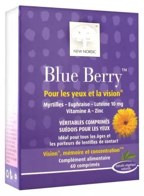 New Nordic Blue Berry 60 Tablets