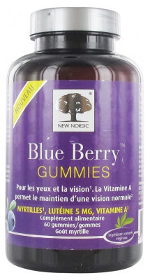 New Nordic Blue Berry 60 Gummies