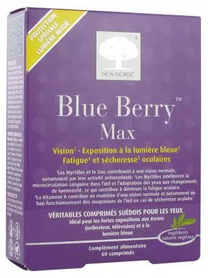 New Nordic Blue Berry Max 60 Tablets