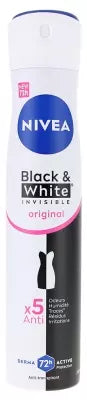 Nivea Black & White Invisible 72H Anti-Perspirant Deodorant Spray 200 Ml