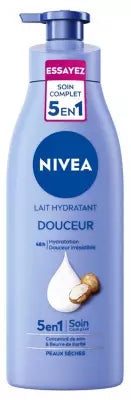 Nivea Lait Hydratant Douceur 5En1 Peaux Sèches 250 Ml