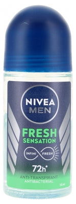 Nivea Men Fresh Sensation Deodorant Anti-Perspirant 72H Roll-On 50Ml