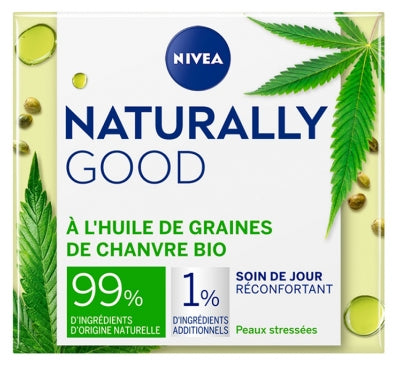 Nivea Naturally Good Soin De Jour Réconfortant Chanvre 50 Ml