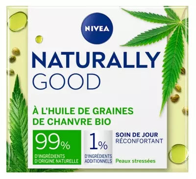 Nivea Naturally Good Soin De Jour Réconfortant Chanvre 50 Ml