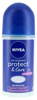 Nivea Protect & Care 48H Roll-On Antiperspirant Deodorant 50 Ml