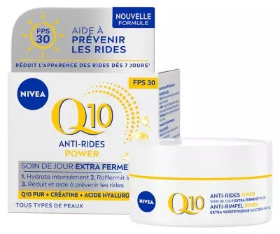 Nivea Q10 Anti-Wrinkle Power Extra-Firming Day Care Spf30 50 Ml