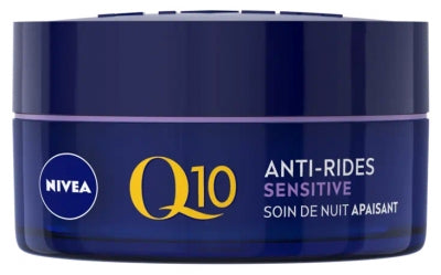 Nivea Q10 Anti-Wrinkle Sensitive Soothing Night Care 50 Ml