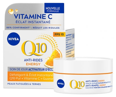 Nivea Q10 Anti-Wrinkle Energy Radiance Activating Day Cream Spf15 50 Ml
