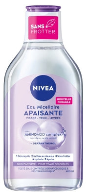 Nivea Soothing Micellar Water For Sensitive Skin 400 Ml