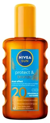 Nivea Sun Protect & Bronze Dry Oil 200 Ml