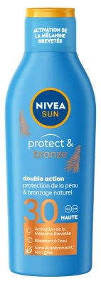 Nivea Sun Protect & Bronze Double Action Lait Spf30 200 Ml