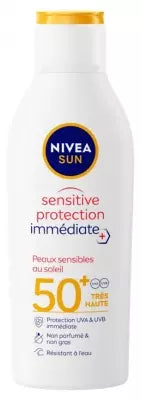 Nivea Sun Sensitive Protection Immediate Lotion Spf50+ 200 Ml