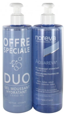 Noreva Aquareva Moisturizing Foaming Gel 2 X 400Ml