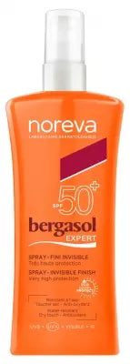 Noreva Bergasol Expert Spray Invisible Finish Spf50+ 125Ml