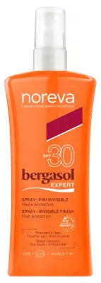 Noreva Bergasol Expert Spray - Invisible Finish Spf30 125Ml