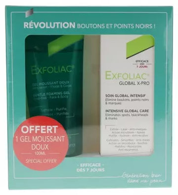 Noreva Exfoliac Global X-Pro Intensive Global Care 30 Ml + Gentle Foaming Gel 100 Ml Free