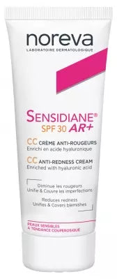 Noreva Sensidiane Ar+ Cc Anti-Redness Cream Spf30 40Ml