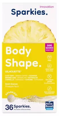 Nova Boost Sparkies Body Shape 36 Effervescent Microbeads