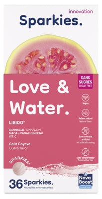 Nova Boost Sparkies Love & Water 36 Effervescent Microbeads