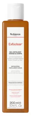 Nubiance Exfoclear Exfoliating Gel Face & Body 200 Ml