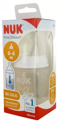 Nuk First Choice+ Baby Bottle Temperature Control 150Ml 0-6 Months