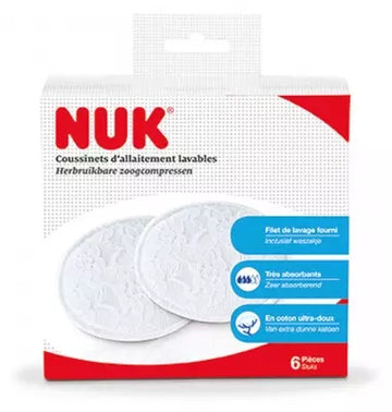 Nuk Washable Breast Pads 6 Pads