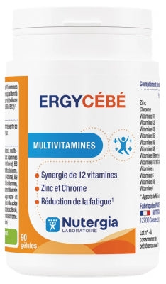 Nutergia Ergycébé 90 Capsules