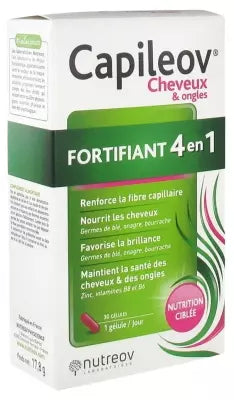 Nutreov Capileov 4In1 Fortifier Hair & Nails 30 Capsules