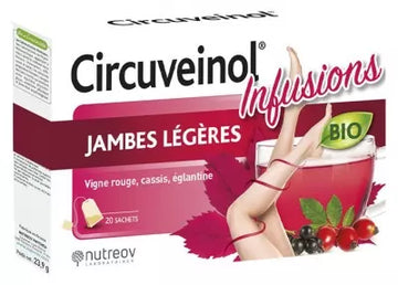 Nutreov Circuveinol Light Legs Infusion Organic 20 Sachets