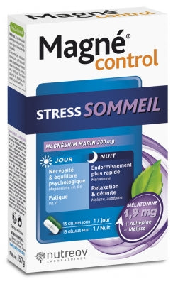 Nutreov Magné Control Stress & Sleep 30 Capsules