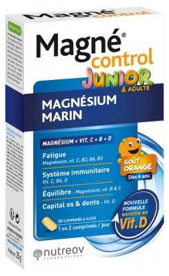 Nutreov Magné Control Junior & Adult 30 Tablets To Suck