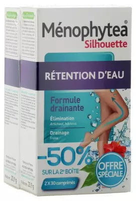 Nutreov Ménophytea Silhouette Water Retention 2 X 30 Tablets