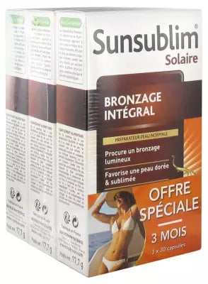 Nutreov Sunsublim Integral Tanning Normal Skin 3 X 30 Capsules