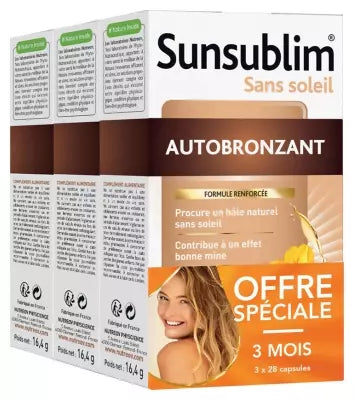 Nutreov Sunsublim Self-Tanner 3 X 28 Capsules