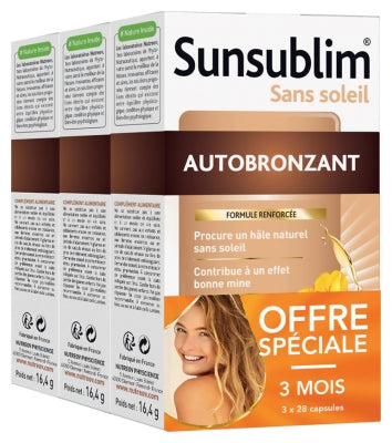 Nutreov Sunsublim Self-Tanner 3 X 28 Capsules