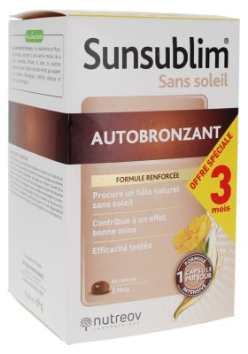 Nutreov Sunsublim Self-Tanner 84 Capsules