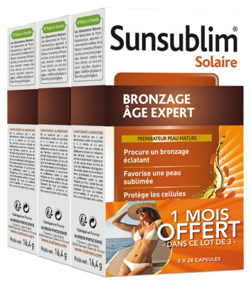 Nutreov Sunsublim Tanning Age Expert 3 X 28 Capsules