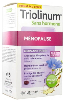 Nutreov Triolinum Without Hormone Menopause 56 Capsules