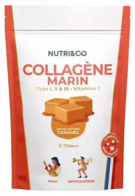 Nutri-Co Marine Collagen Type I, Ii And Iii Vitamin C 180 G