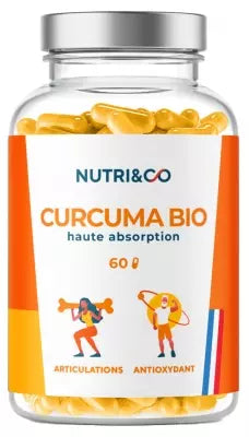 Nutri&Co Organic Turmeric 60 Capsules