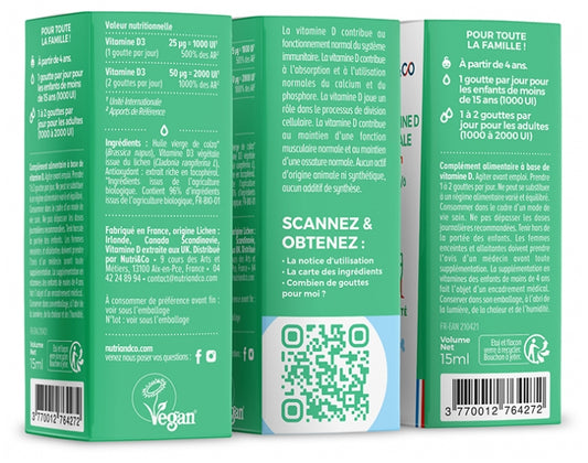 Nutri&Co Vitamin D Plant 15 Ml