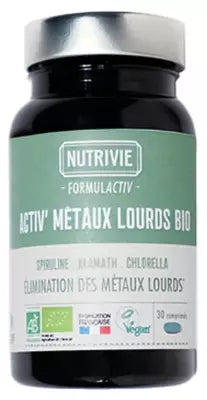 Nutrivie Heavy Metals Complex Organic 30 Tablets